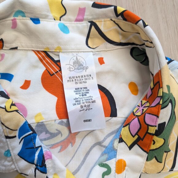 Epcot Disney Three Caballeros Disney Parks Collard Shirt - Picture 5 of 6